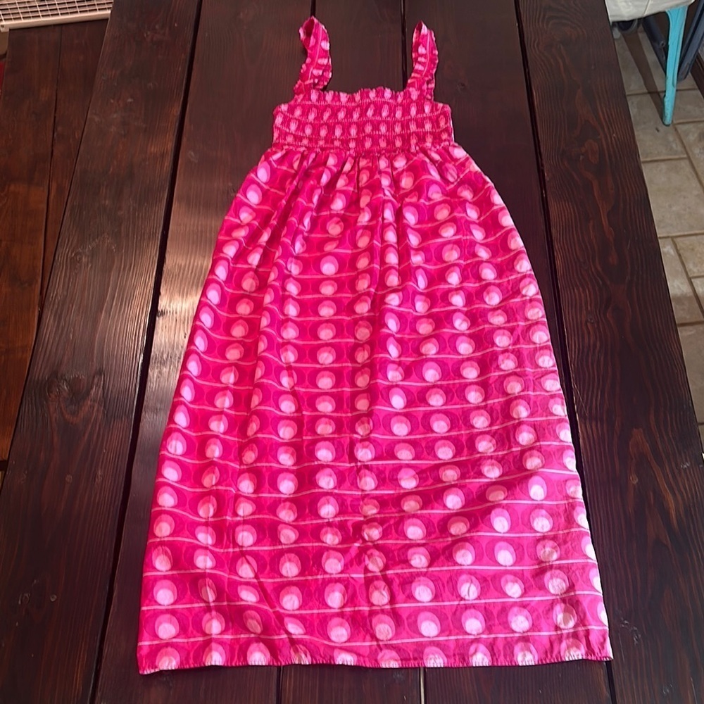 Zara Fuchsia and White Checkered Dress
